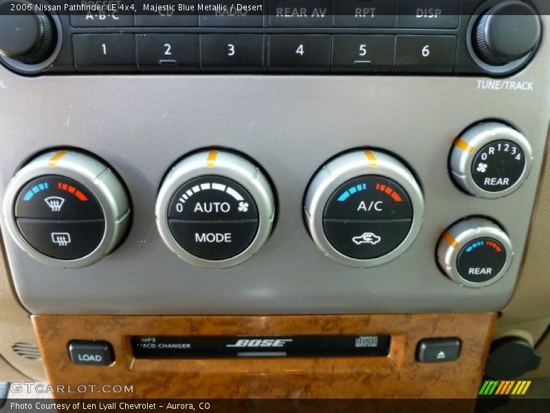 Majestic Blue Metallic / Desert 2006 Nissan Pathfinder LE 4x4
