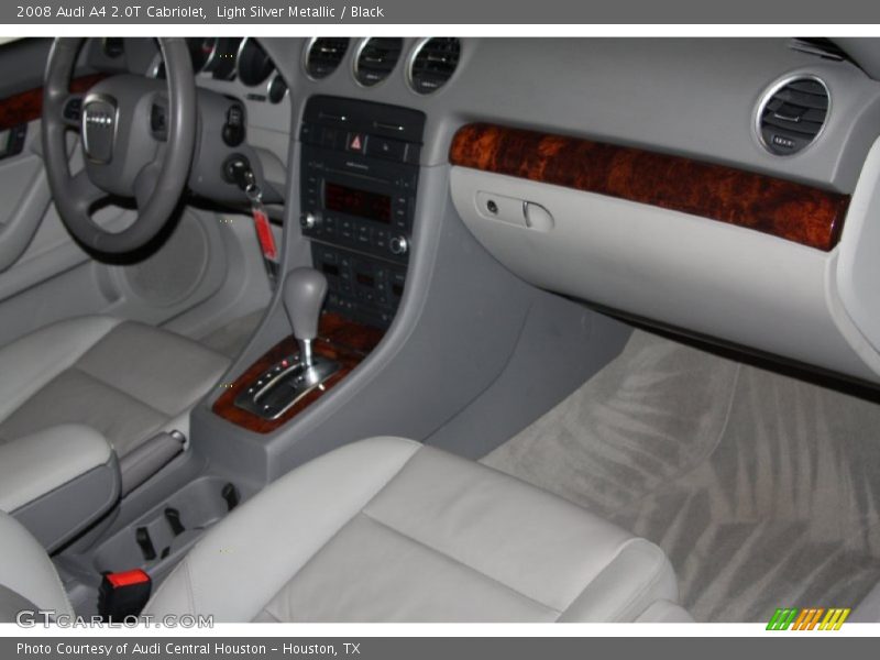 Light Silver Metallic / Black 2008 Audi A4 2.0T Cabriolet