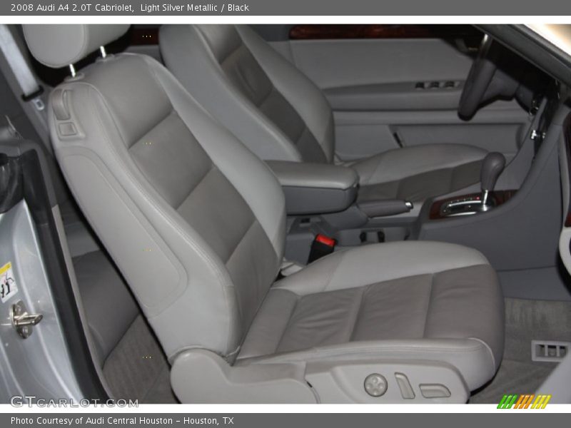 Light Silver Metallic / Black 2008 Audi A4 2.0T Cabriolet
