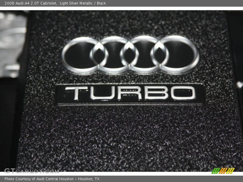 Light Silver Metallic / Black 2008 Audi A4 2.0T Cabriolet