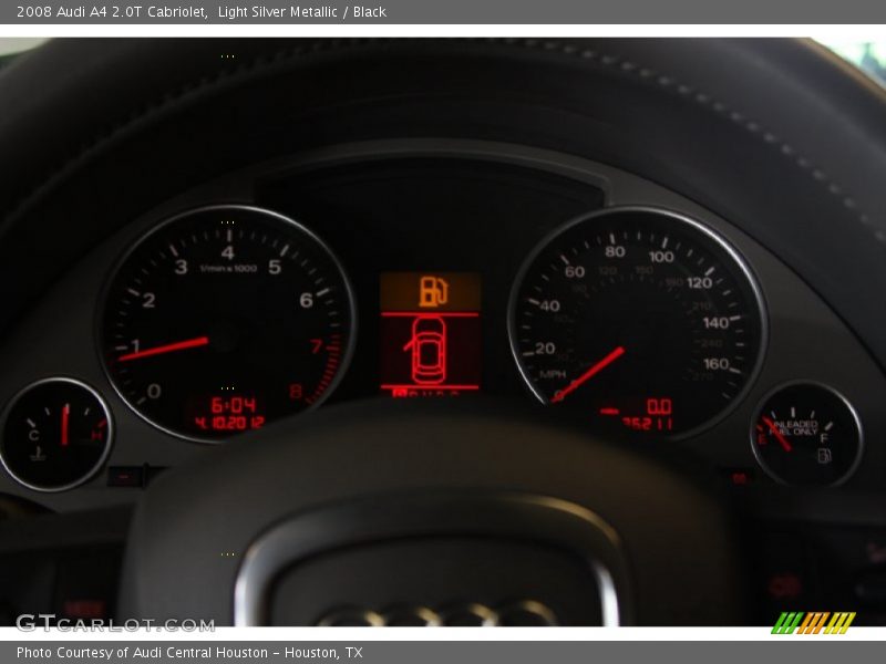 Light Silver Metallic / Black 2008 Audi A4 2.0T Cabriolet