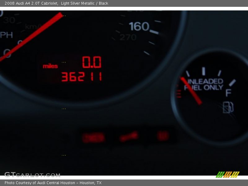 Light Silver Metallic / Black 2008 Audi A4 2.0T Cabriolet