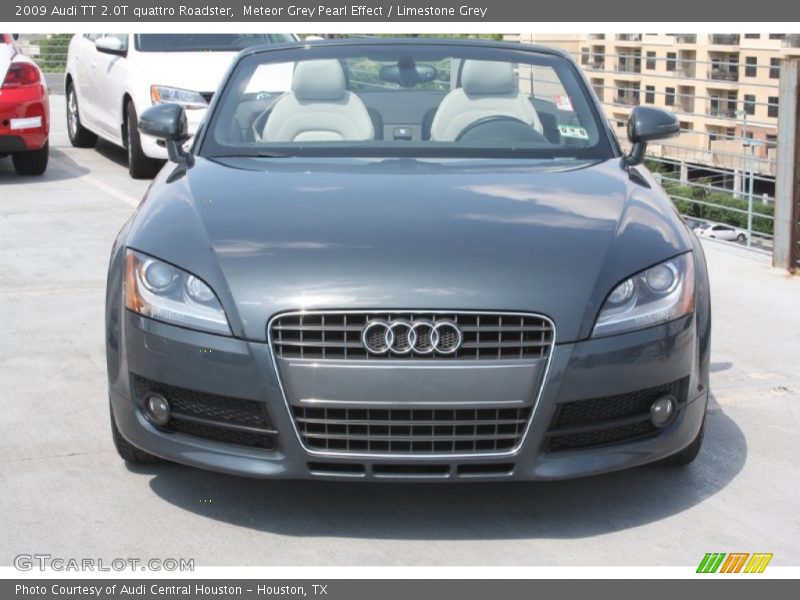 Meteor Grey Pearl Effect / Limestone Grey 2009 Audi TT 2.0T quattro Roadster