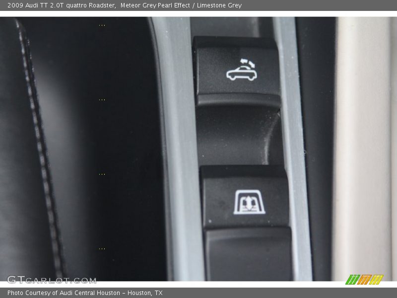 Meteor Grey Pearl Effect / Limestone Grey 2009 Audi TT 2.0T quattro Roadster