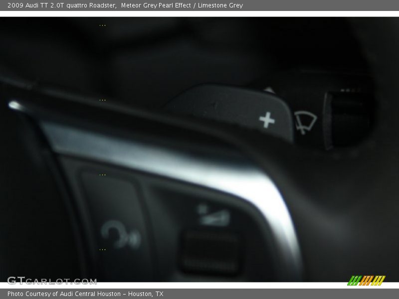 Meteor Grey Pearl Effect / Limestone Grey 2009 Audi TT 2.0T quattro Roadster
