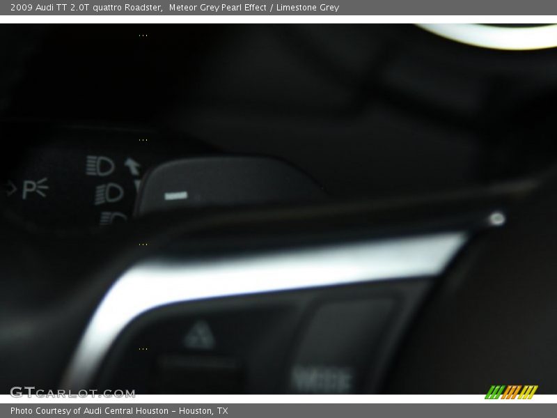 Meteor Grey Pearl Effect / Limestone Grey 2009 Audi TT 2.0T quattro Roadster