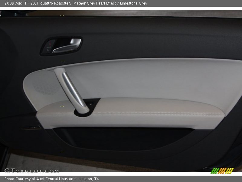 Meteor Grey Pearl Effect / Limestone Grey 2009 Audi TT 2.0T quattro Roadster