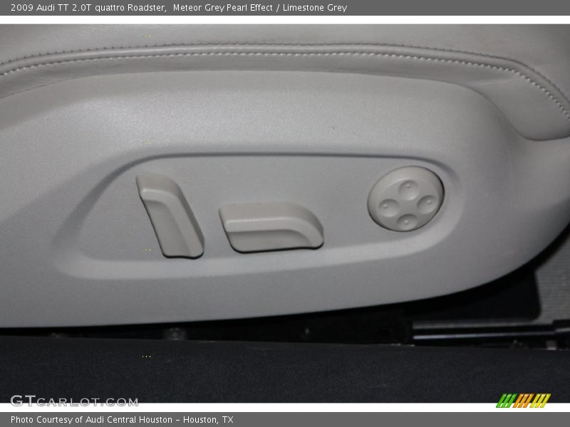 Meteor Grey Pearl Effect / Limestone Grey 2009 Audi TT 2.0T quattro Roadster