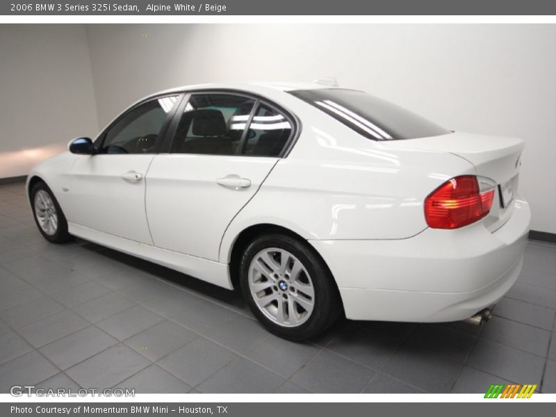 Alpine White / Beige 2006 BMW 3 Series 325i Sedan