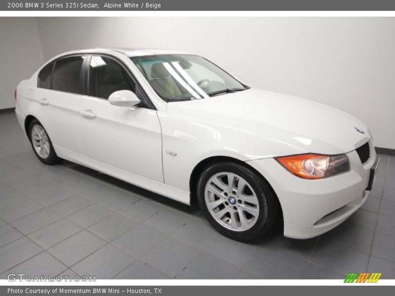 Alpine White / Beige 2006 BMW 3 Series 325i Sedan