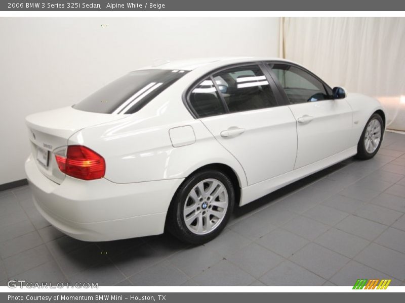 Alpine White / Beige 2006 BMW 3 Series 325i Sedan