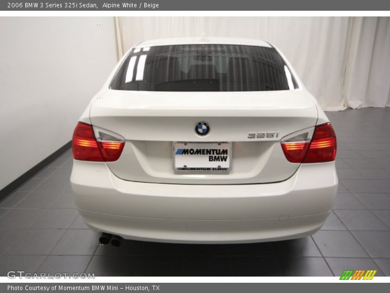 Alpine White / Beige 2006 BMW 3 Series 325i Sedan