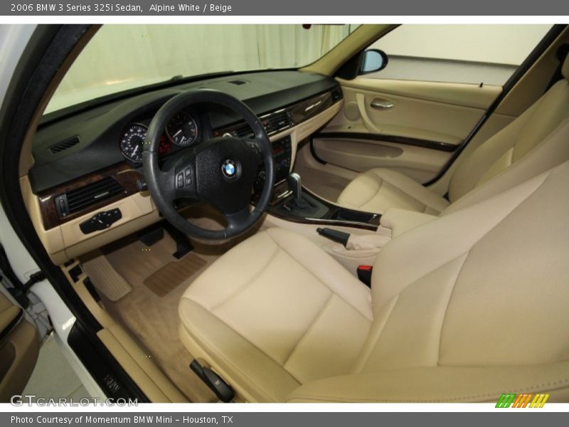 Alpine White / Beige 2006 BMW 3 Series 325i Sedan