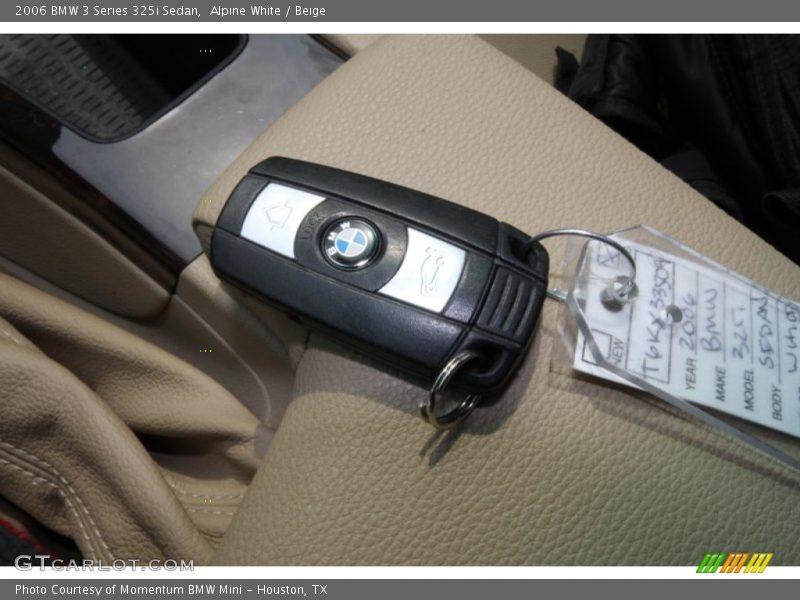 Alpine White / Beige 2006 BMW 3 Series 325i Sedan