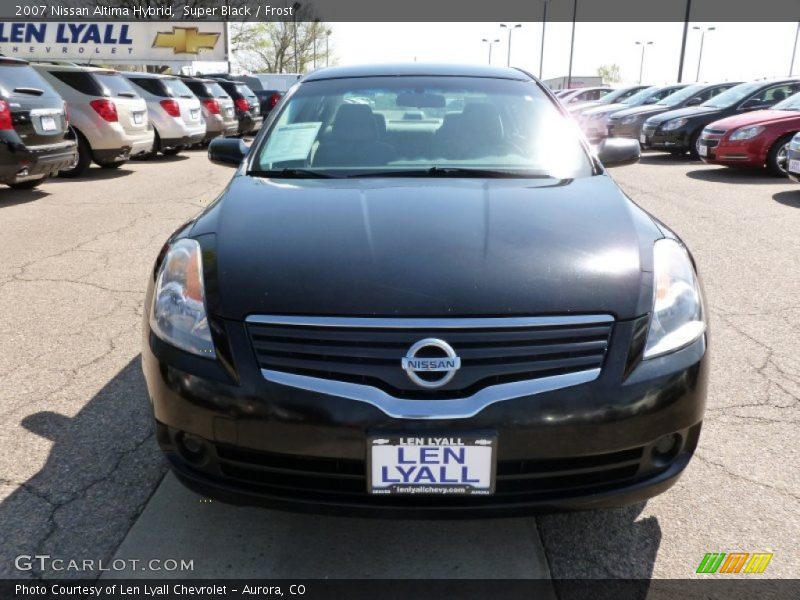 Super Black / Frost 2007 Nissan Altima Hybrid