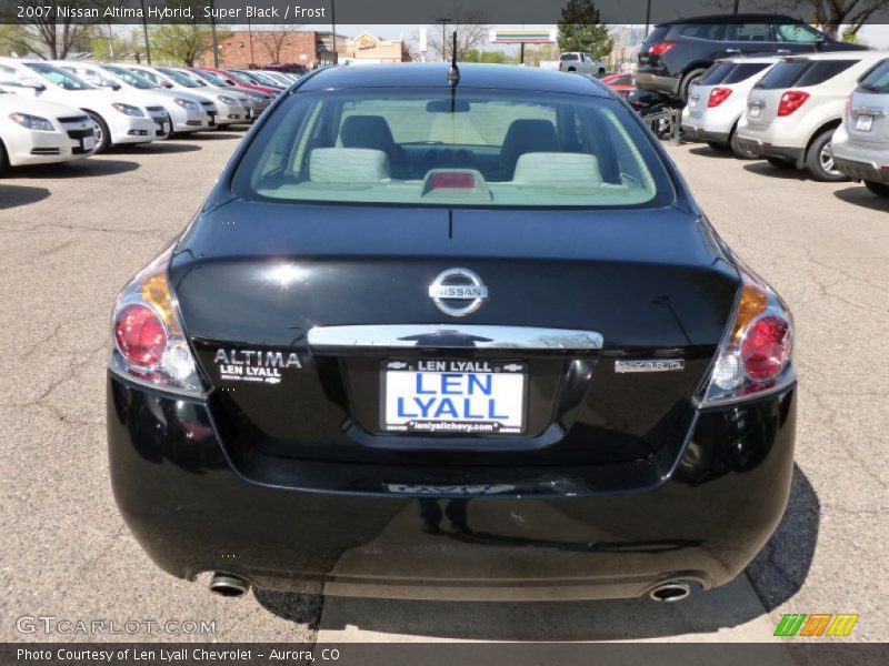 Super Black / Frost 2007 Nissan Altima Hybrid