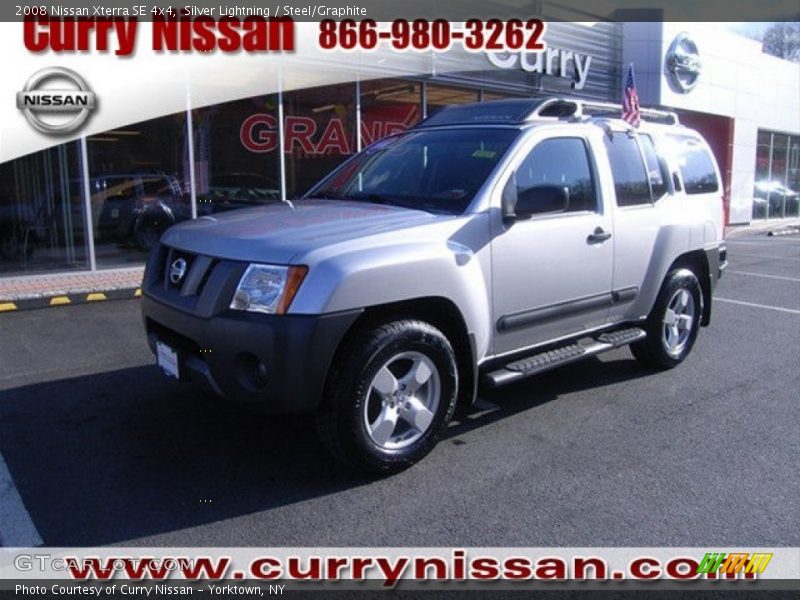 Silver Lightning / Steel/Graphite 2008 Nissan Xterra SE 4x4