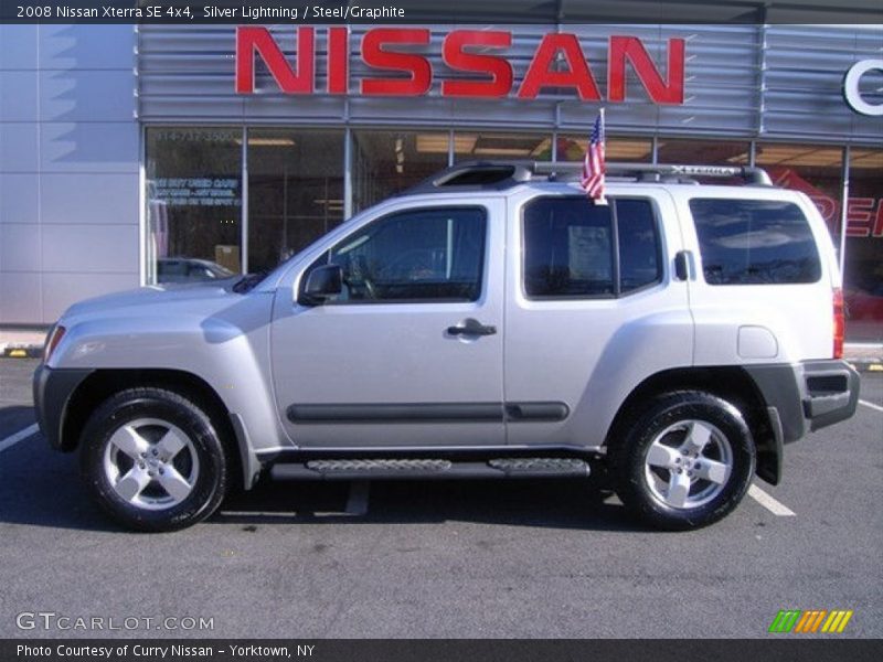 Silver Lightning / Steel/Graphite 2008 Nissan Xterra SE 4x4