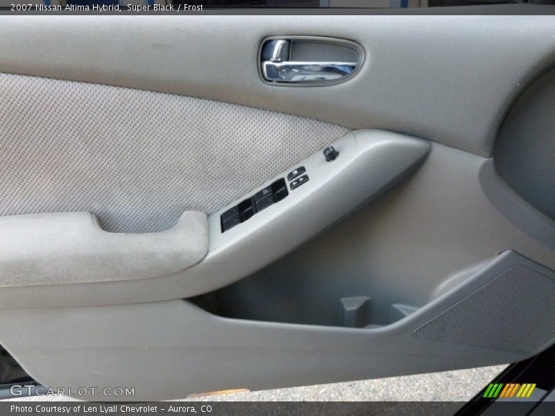 Super Black / Frost 2007 Nissan Altima Hybrid