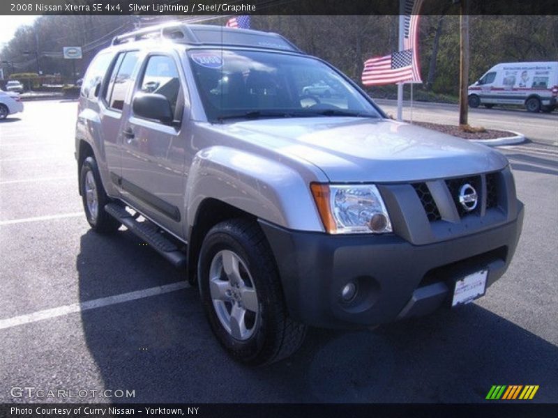 Silver Lightning / Steel/Graphite 2008 Nissan Xterra SE 4x4