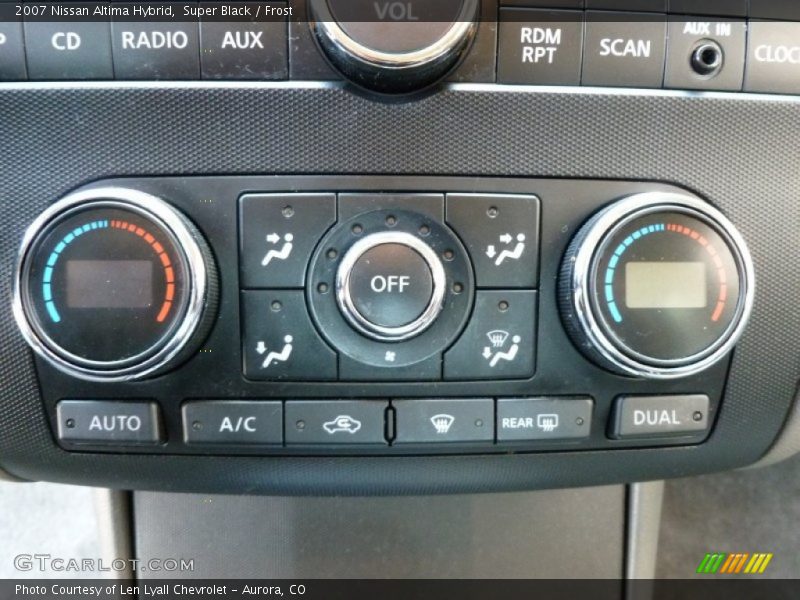 Super Black / Frost 2007 Nissan Altima Hybrid
