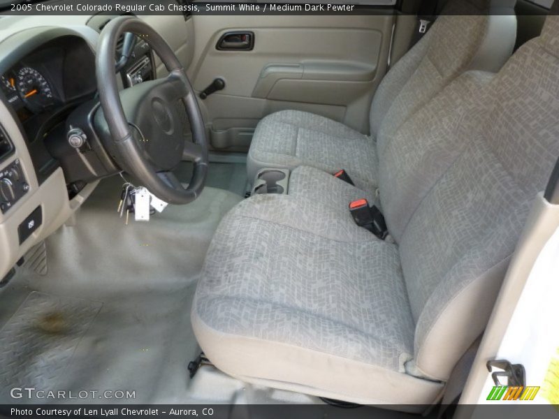  2005 Colorado Regular Cab Chassis Medium Dark Pewter Interior