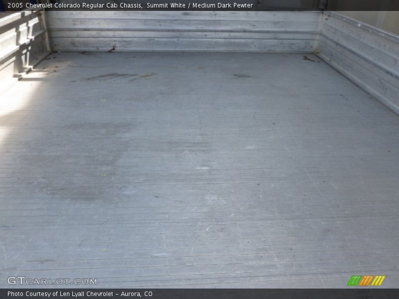 Summit White / Medium Dark Pewter 2005 Chevrolet Colorado Regular Cab Chassis