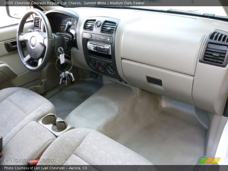 Dashboard of 2005 Colorado Regular Cab Chassis