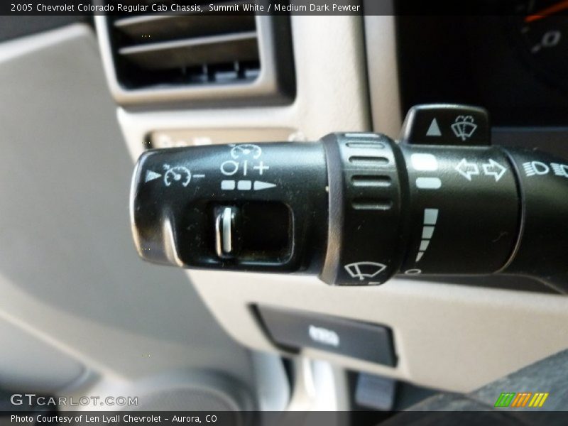 Controls of 2005 Colorado Regular Cab Chassis