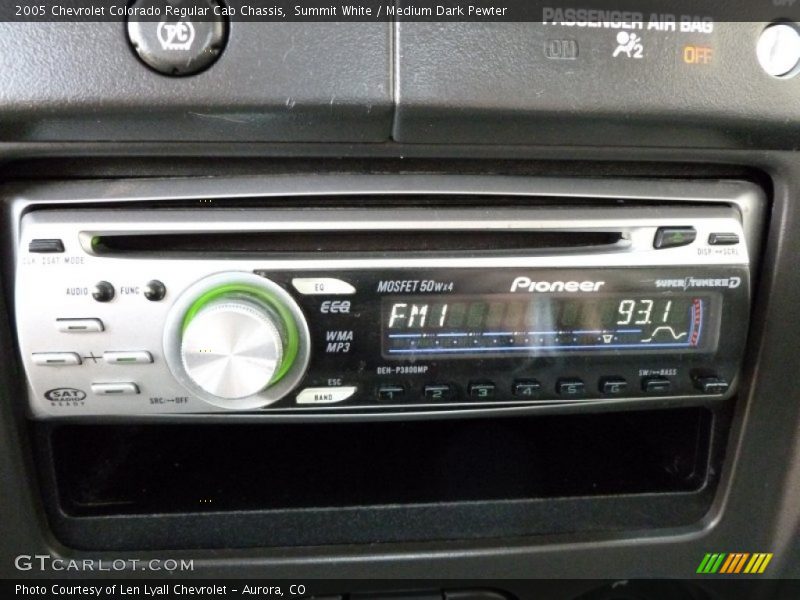 Summit White / Medium Dark Pewter 2005 Chevrolet Colorado Regular Cab Chassis