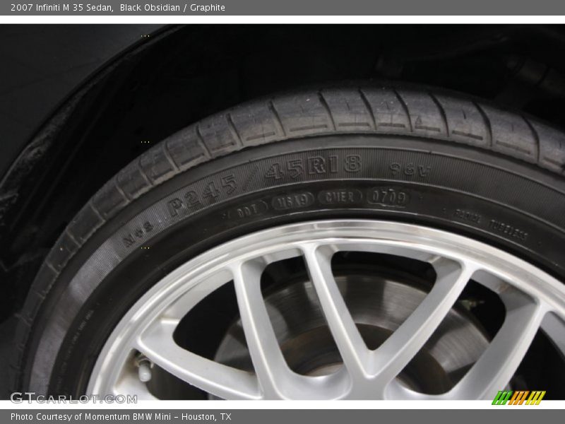 Black Obsidian / Graphite 2007 Infiniti M 35 Sedan