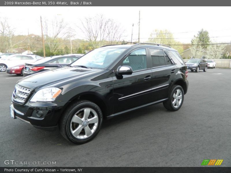 Black / Black 2009 Mercedes-Benz ML 350 4Matic