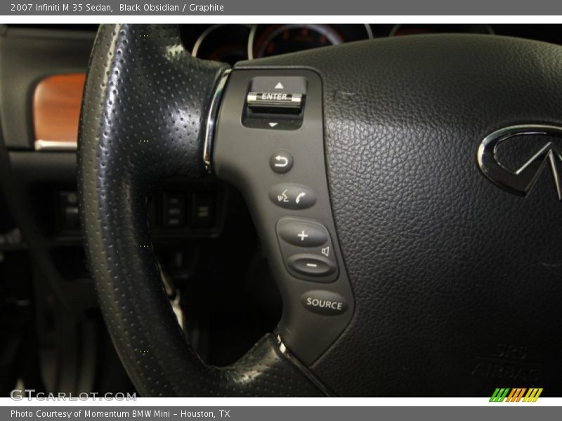 Black Obsidian / Graphite 2007 Infiniti M 35 Sedan