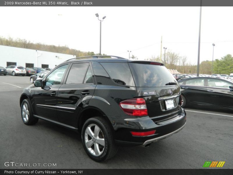 Black / Black 2009 Mercedes-Benz ML 350 4Matic