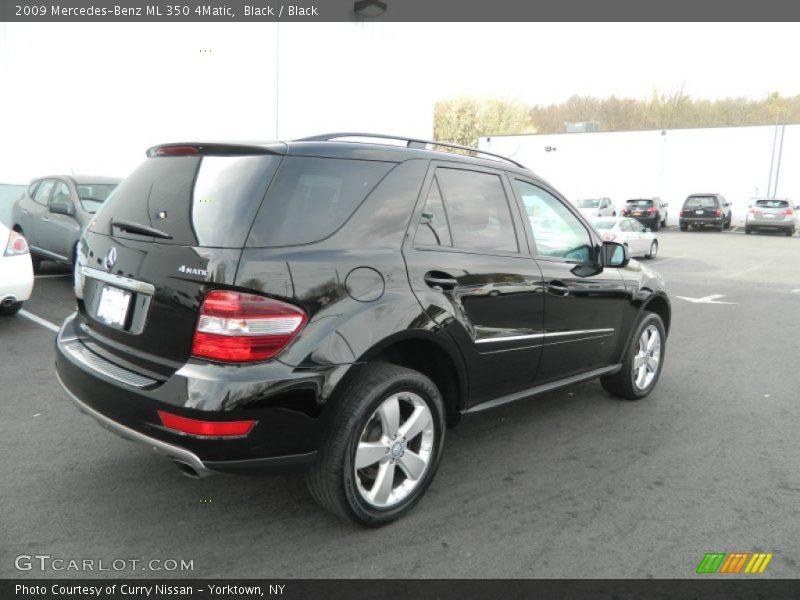Black / Black 2009 Mercedes-Benz ML 350 4Matic