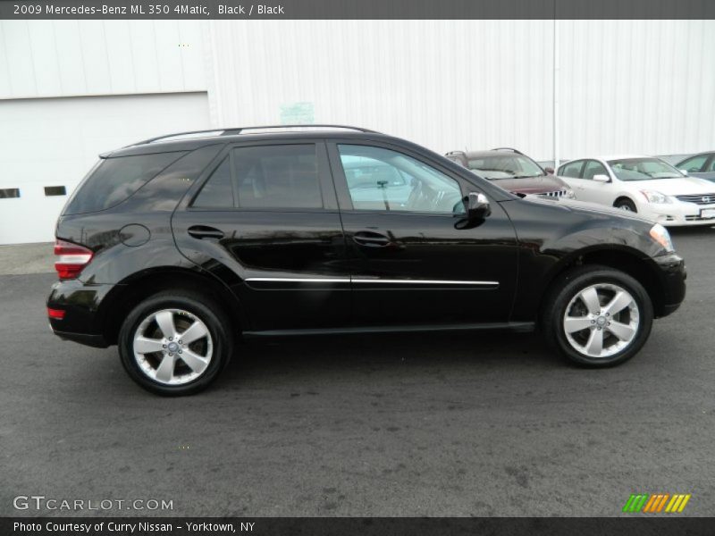 Black / Black 2009 Mercedes-Benz ML 350 4Matic