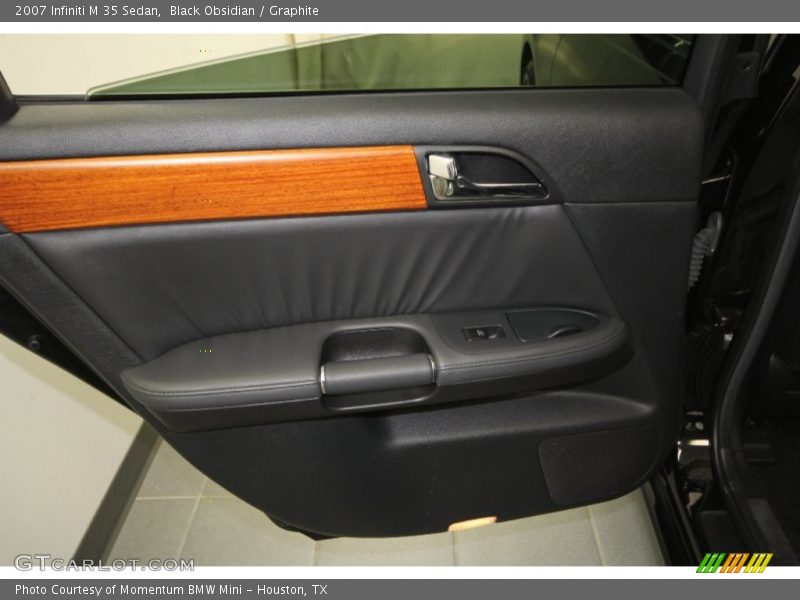 Black Obsidian / Graphite 2007 Infiniti M 35 Sedan