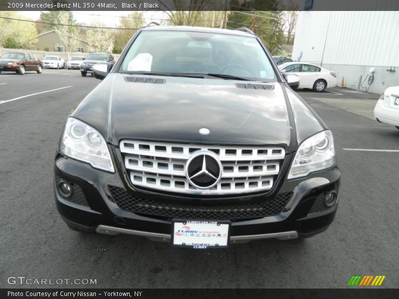 Black / Black 2009 Mercedes-Benz ML 350 4Matic