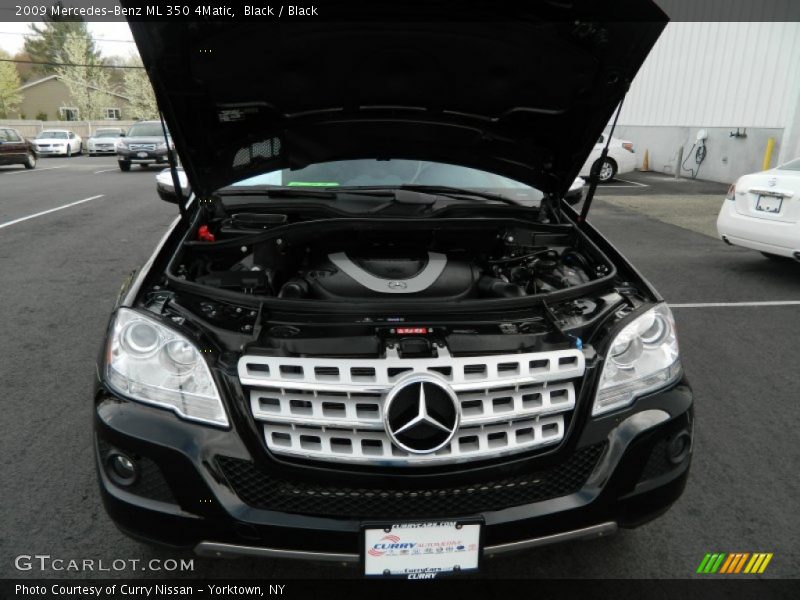 Black / Black 2009 Mercedes-Benz ML 350 4Matic