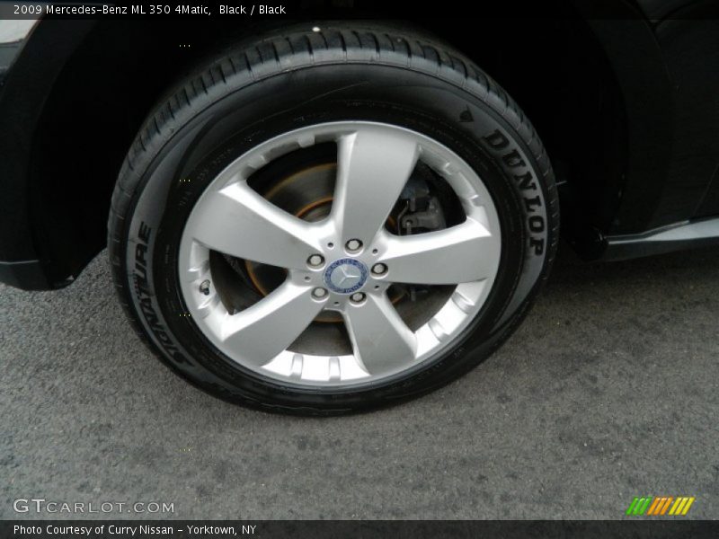 Black / Black 2009 Mercedes-Benz ML 350 4Matic