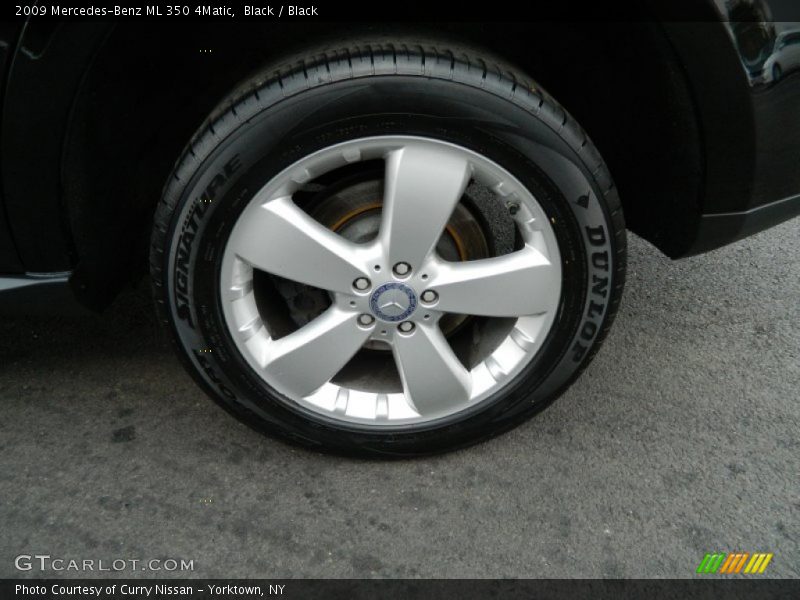Black / Black 2009 Mercedes-Benz ML 350 4Matic