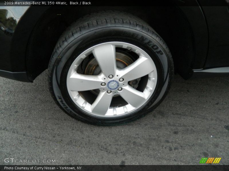 Black / Black 2009 Mercedes-Benz ML 350 4Matic