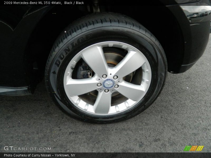 Black / Black 2009 Mercedes-Benz ML 350 4Matic