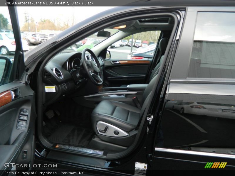 Black / Black 2009 Mercedes-Benz ML 350 4Matic