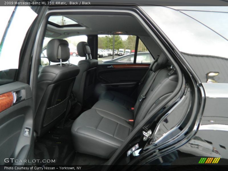 Black / Black 2009 Mercedes-Benz ML 350 4Matic