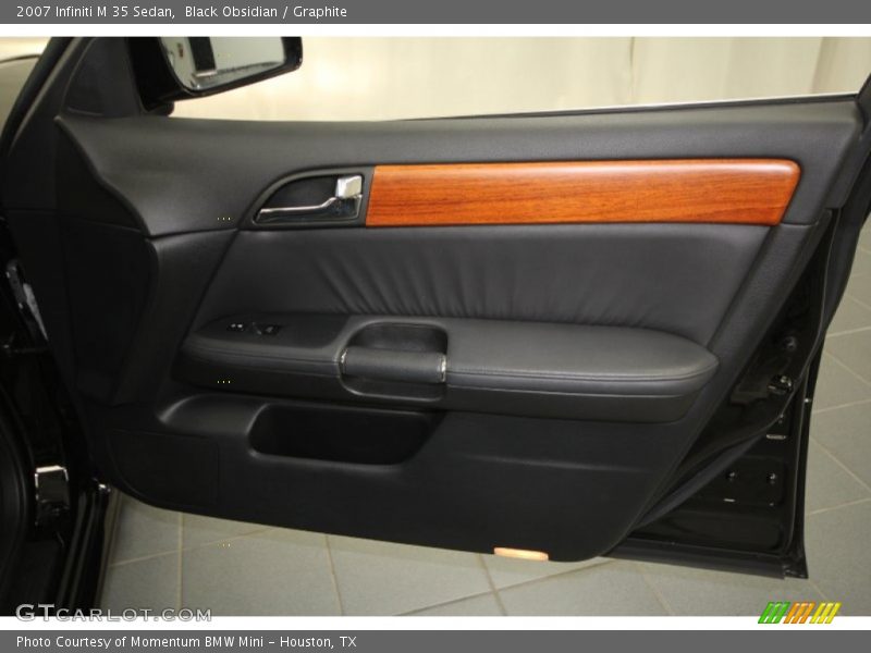 Black Obsidian / Graphite 2007 Infiniti M 35 Sedan