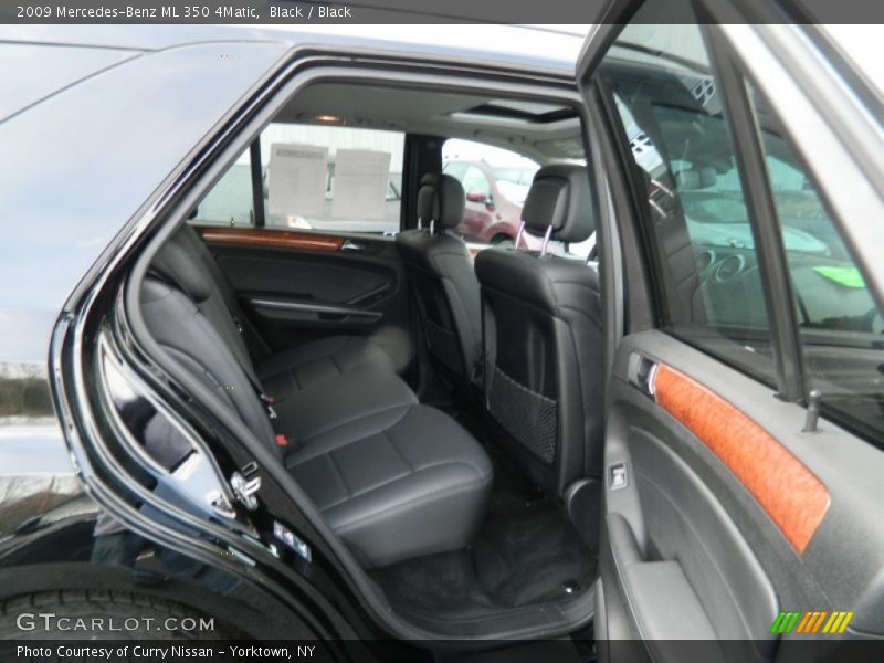 Black / Black 2009 Mercedes-Benz ML 350 4Matic