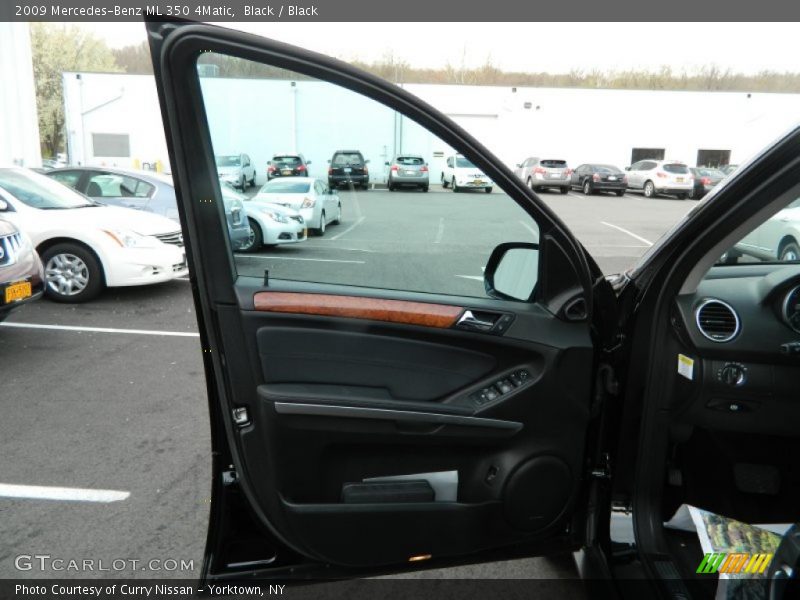 Black / Black 2009 Mercedes-Benz ML 350 4Matic