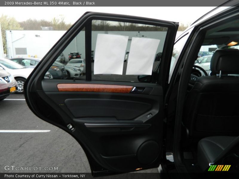 Black / Black 2009 Mercedes-Benz ML 350 4Matic