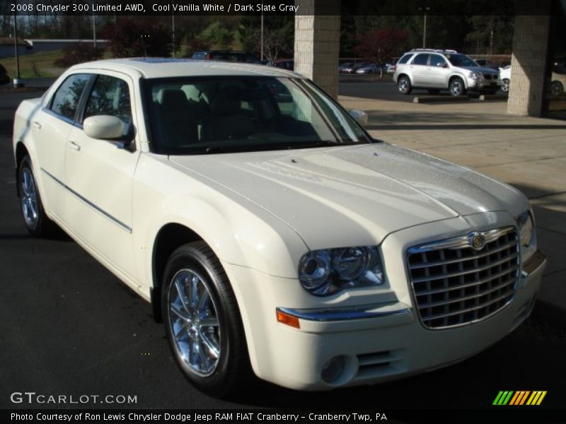 Cool Vanilla White / Dark Slate Gray 2008 Chrysler 300 Limited AWD